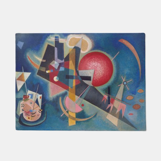 WASSILY KANDINSKY - in blau Fußmatte (Vorderseite)