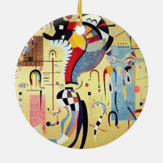 Wassily Kandinsky Keramik Ornament (Hinten)