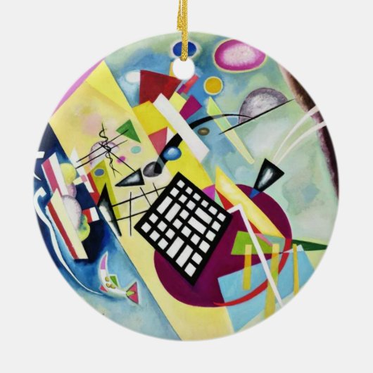Wassily Kandinsky Keramik Ornament (Hinten)
