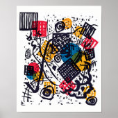 Wassily Kandinsky - Kleine Welten / Abstrakte Kuns Poster (Vorne)