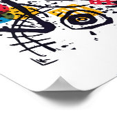 Wassily Kandinsky - Kleine Welten / Abstrakte Kuns Poster (Ecke)