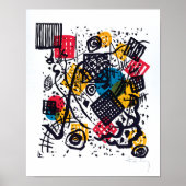Wassily Kandinsky - Kleine Welten / Abstrakte Kuns Poster (Vorne)