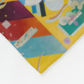 Wassily Kandinsky Komposition 9 Abstrakte Malerei Fleecedecke (Ecke)