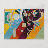 Wassily Kandinsky Komposition 9 Abstrakte Malerei Postkarte (Vorderseite)