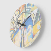 Wassily Kandinsky Komposition Vier - Abstrakte Kun Große Wanduhr (Winkel)