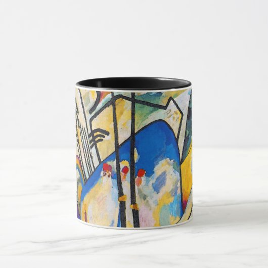 Wassily Kandinsky Komposition Vier - Abstrakte Kun Tasse (Zentrum)