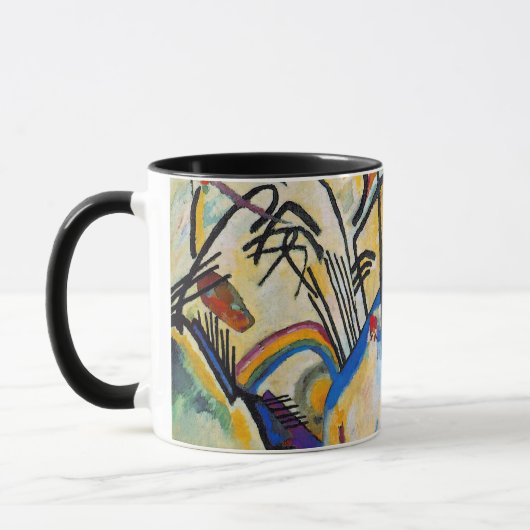 Wassily Kandinsky Komposition Vier - Abstrakte Kun Tasse (Links)