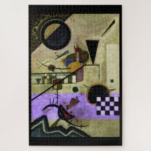 Wassily Kandinsky, Kontrastreiche Klänge, 1924 Puzzle