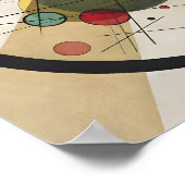 Wassily Kandinsky-Kreise in einem Kreis Poster (Ecke)