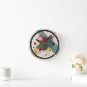Wassily Kandinsky-Kreise in einem Kreis Runde Wanduhr (Zuhause)