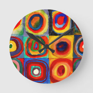 Wassily Kandinsky-Kreise Runde Wanduhr