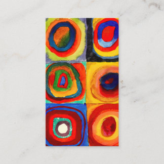 Wassily Kandinsky-Kreise Visitenkarte