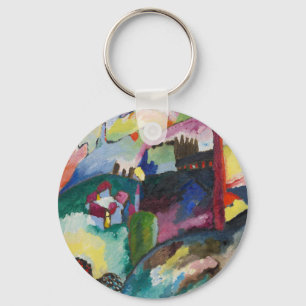 Wassily Kandinsky Landschaft mit Fabrikschornstein Schlüsselanhänger