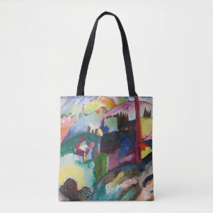 Wassily Kandinsky Landschaft mit Fabrikschornstein Tasche