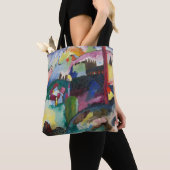 Wassily Kandinsky Landschaft mit Fabrikschornstein Tasche (Von Nahem)