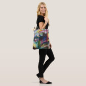 Wassily Kandinsky Landschaft mit Fabrikschornstein Tasche (Am Model)