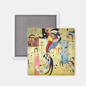 Wassily Kandinsky Magnet (Vorderseite/Rückseite)