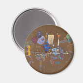 Wassily Kandinsky Magnet (Vorderseite/Rückseite)