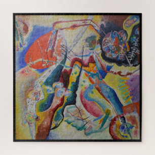 Wassily Kandinsky, Malerei mit einem Roten Stain Puzzle