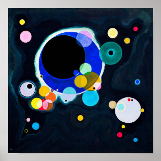 Wassily Kandinsky: Mehrere Kreise Poster