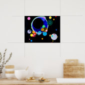 Wassily Kandinsky - Mehrere Kreise Poster (Küche)