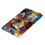 Wassily Kandinsky - Moskauer Stadtbild Abstrakt Ar Magnet (Linke Seite)