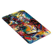 Wassily Kandinsky - Moskauer Stadtbild Abstrakt Ar Magnet (Rechte Seite)