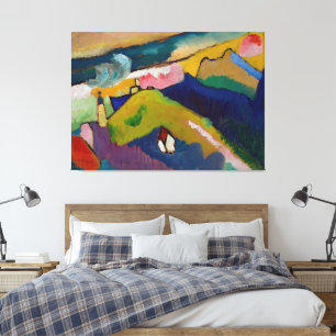 Wassily Kandinsky - Murnau – Berglandschaft Leinwanddruck