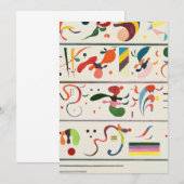 Wassily Kandinsky - Nachfolge Einladung (Vorne/Hinten)