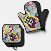 Wassily Kandinsky Ofenhandschuh & Topflappen-Set (Vorderseite/Rückseite)