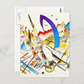 Wassily Kandinsky ohne Titel Postkarte (Vorne/Hinten)