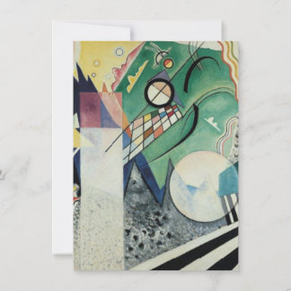 Wassily Kandinsky Open Green Feiertagskarte