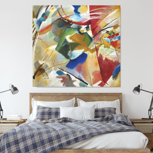 Wassily Kandinsky - Oriental (1909) Leinwanddruck (Insitu (Schlafzimmer))