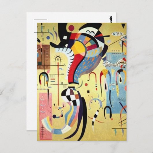 Wassily Kandinsky Postkarte (Vorne/Hinten)