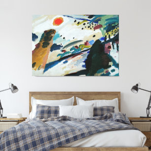 Wassily Kandinsky - Romantische Landschaft Leinwanddruck