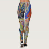 Wassily Kandinsky Roter Fleck Klassische Abstrakte Leggings (Rückseite)