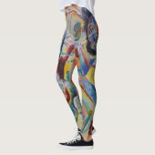 Wassily Kandinsky Roter Fleck Klassische Abstrakte Leggings (Links)