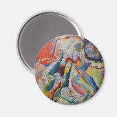 Wassily Kandinsky Roter Fleck Klassische Abstrakte Magnet (Vorderseite/Rückseite)