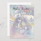 Wassily Kandinsky - Saint George & The Horsemen Einladung (Vorne/Hinten)