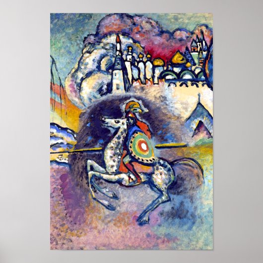 Wassily Kandinsky - Saint George & The Horsemen Poster (Vorne)