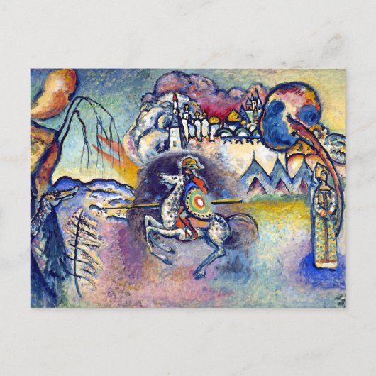 Wassily Kandinsky - Saint George & The Horsemen Postkarte (Vorderseite)