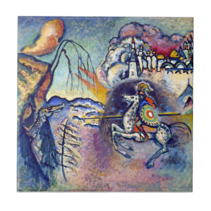 Wassily Kandinsky - Sankt Georg & Die Reiter Fliese