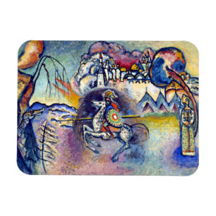 Wassily Kandinsky - Sankt Georg & Die Reiter Magnet