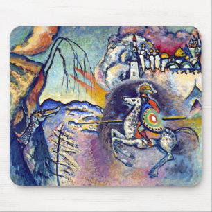 Wassily Kandinsky - Sankt Georg & Die Reiter Mousepad