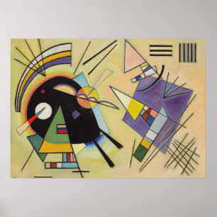 WASSILY KANDINSKY - Schwarz und Violett Poster
