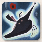 Wassily Kandinsky - Schwarzes Spitz, Getränkeuntersetzer (Vorderseite)