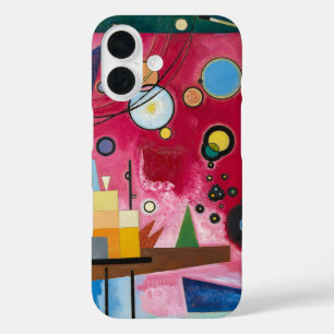 Wassily Kandinsky Schweres Rot 1924 Abstrakte Kuns iPhone 16 Hülle