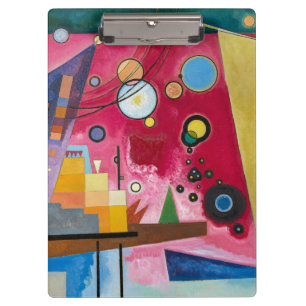 Wassily Kandinsky Schweres Rot 1924 Abstrakte Kuns Klemmbrett