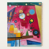 Wassily Kandinsky Schweres Rot 1924 Abstrakte Kuns Planer (Rückseite)