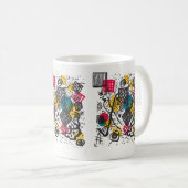 Wassily Kandinsky – Small Worlds V (1922) – Custom Kaffeetasse (VorderseiteRechts)